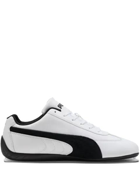 Speedcar leather lace-up sneakers by PUMA