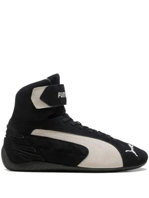 Speedcat Mid "Puma Black/Warm White" sneakers by PUMA