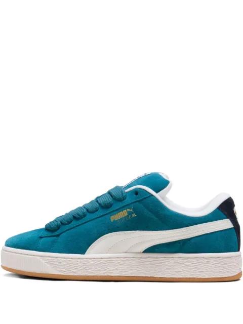 Suede XL "Cold Green/Frosted Ivory/Black" sneakers by PUMA