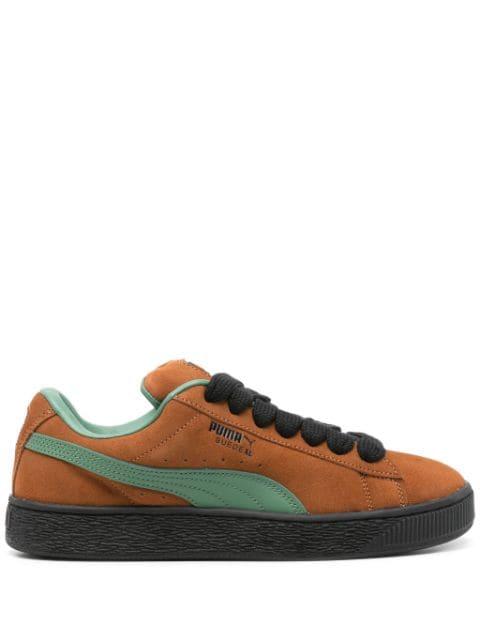 Suede XL logo-print sneakers by PUMA