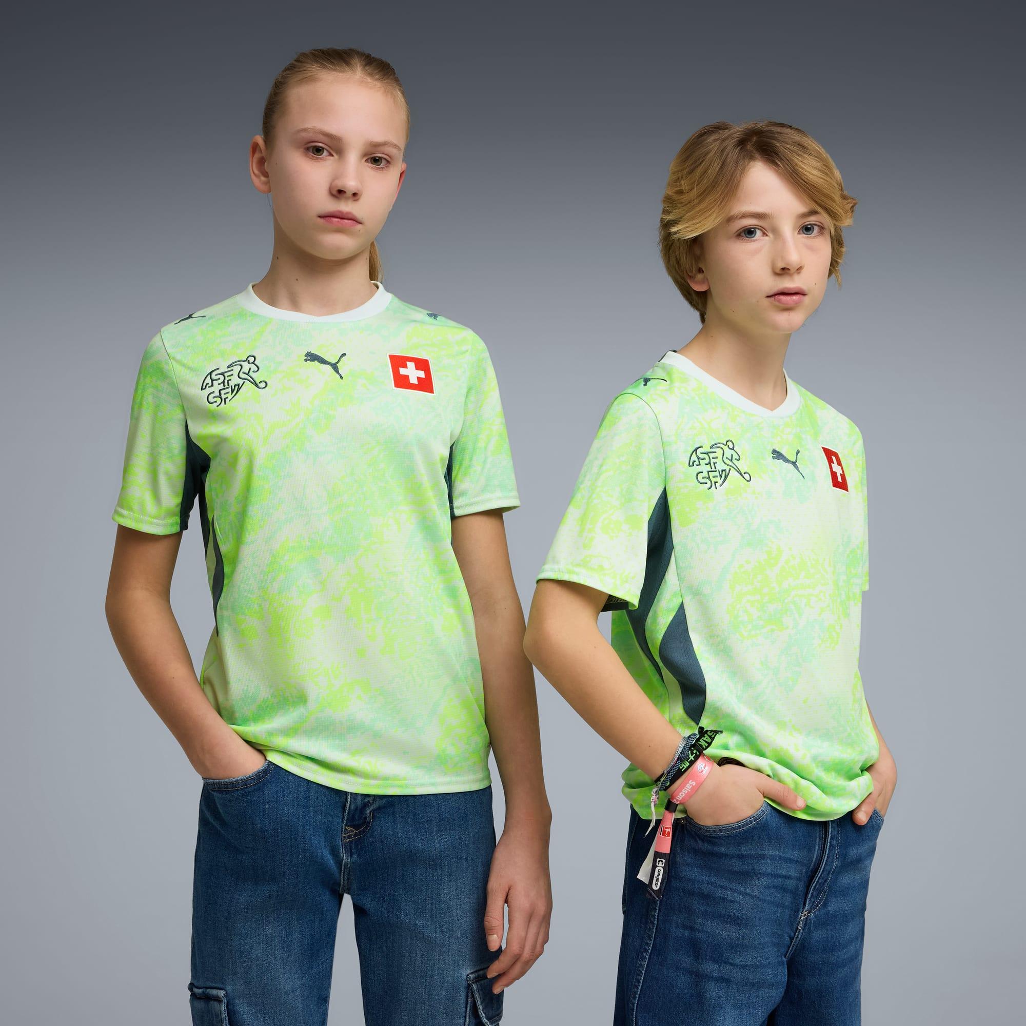 Switzerland Away Big Kids' Soccer Jersey by PUMA