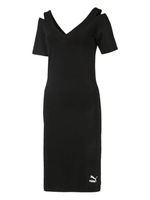 T7 cold-shoulder mini dress by PUMA