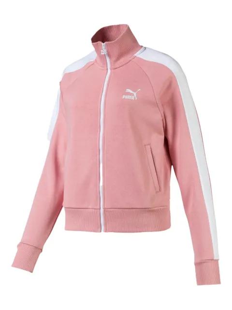 T7 zip striped sweatshirt by PUMA