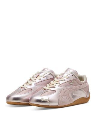 Women's Speedcat Lou Metallic Leather Sneakers by PUMA