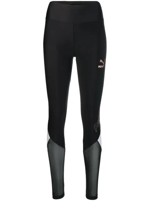 XTG sheer panel leggings by PUMA