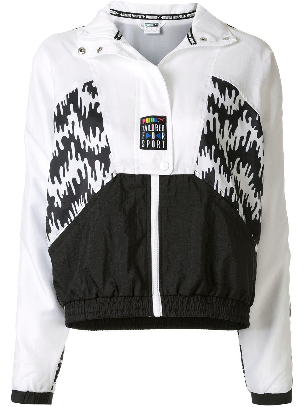 abstract print windbreaker by PUMA