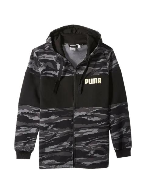 camouflage-print full-zip hoodie by PUMA