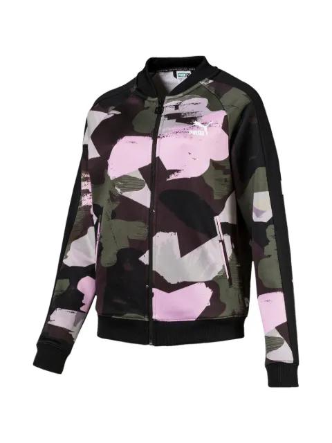 camouflage-print full-zip sweatshirt by PUMA