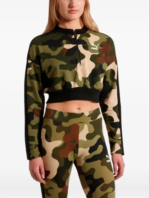 camouflage zip sweater by PUMA