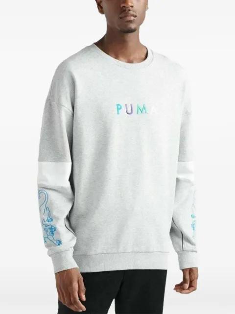crewneck sleeve panelled T-shirt by PUMA