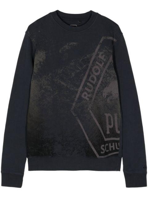 graphic-print cotton-blend sweatshirt by PUMA
