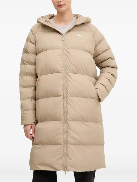 hoodied logo-detail puffer jacket by PUMA
