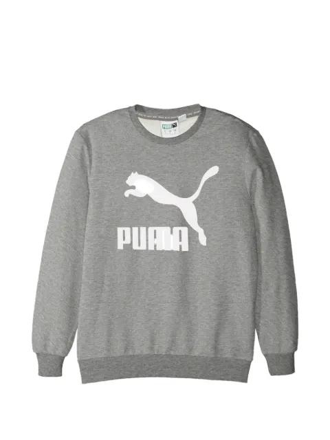 logo-print crew-neck sweatshirt by PUMA