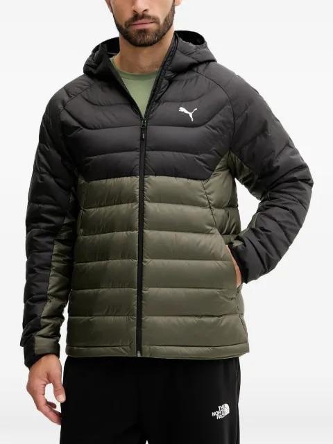 logo-print hoodied jacket by PUMA