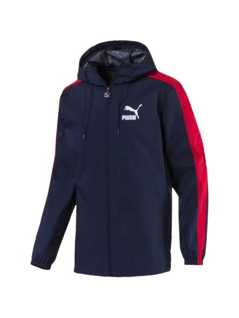 logo-print hoodied jacket by PUMA