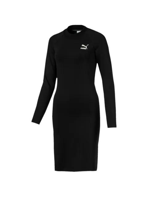 long-sleeve cutout midi dress by PUMA