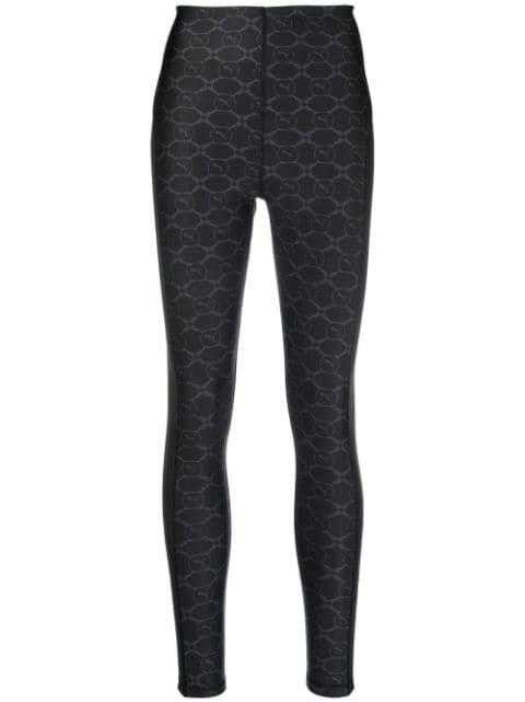monogram-print leggings by PUMA