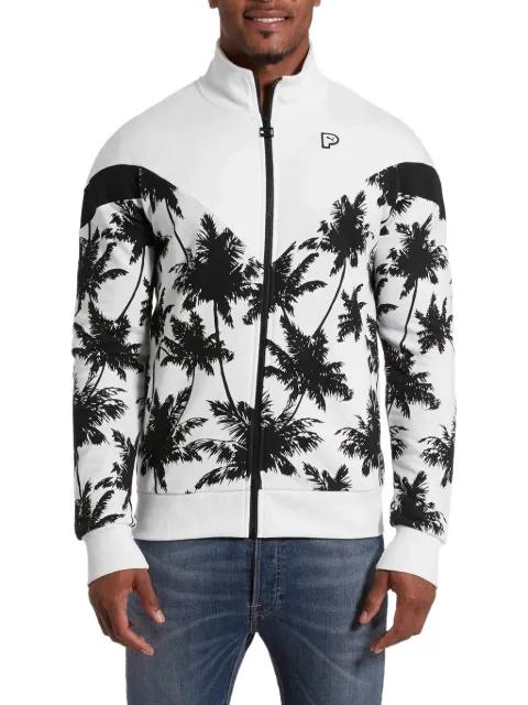 palm-print zip-fastening sweater by PUMA