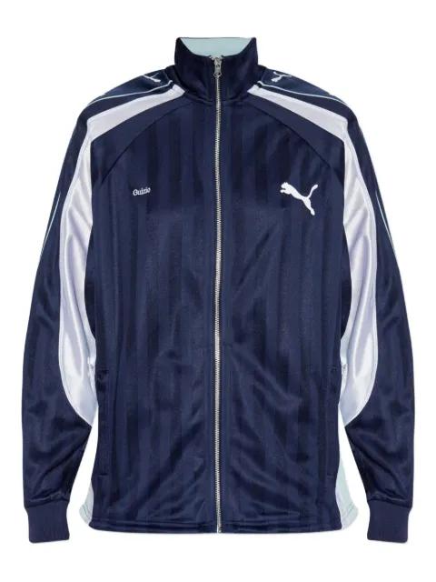 striped zip sweatshirt by PUMA