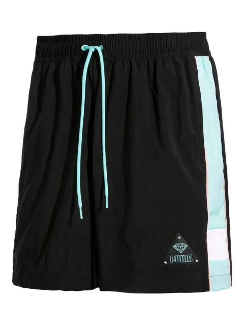 x Diamond side-stripe track shorts by PUMA