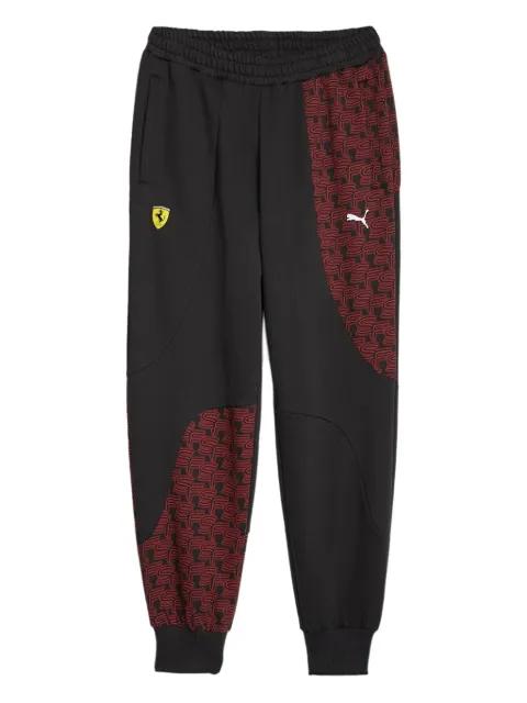 x Ferrari Race Aop "Black/Red" track pants by PUMA