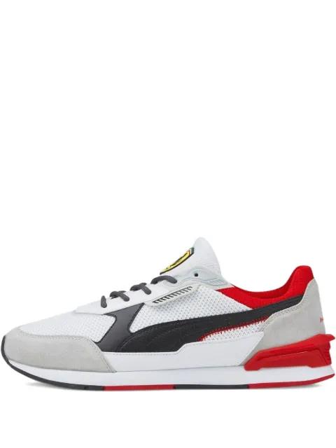 x Ferrari Racer "White/Black/Red" sneakers by PUMA