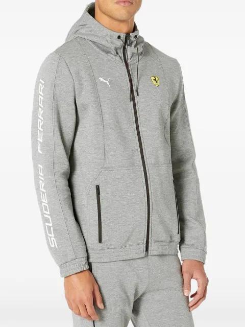 x Ferrari hoodied zip-fastening sweatshirt by PUMA