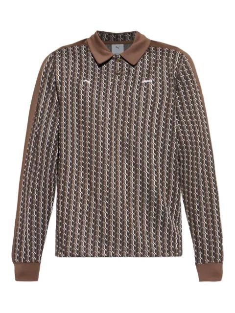 x JJJJound patterned polo shirt by PUMA