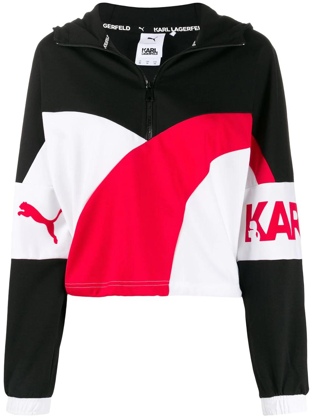 x Karl Lagerfeld colour block hoodie by PUMA