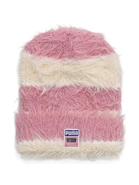 x Kidsuper striped brushed-knit beanie hat by PUMA