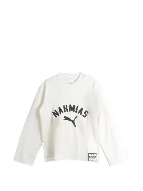 x Nahmias logo-print long-sleeve top by PUMA