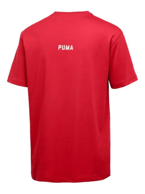 x O.Moscow text-print T-Shirt by PUMA