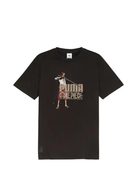 x One Piece graphic-print T-shirt by PUMA