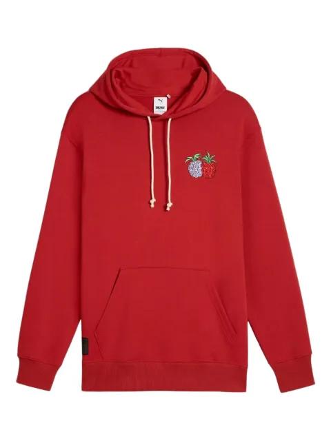x One Piece graphic-print hoodie by PUMA