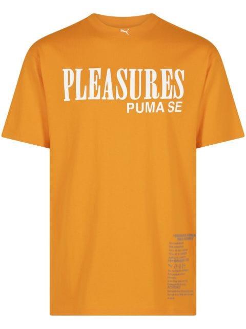 x Pleasures Typo cotton T-shirt by PUMA