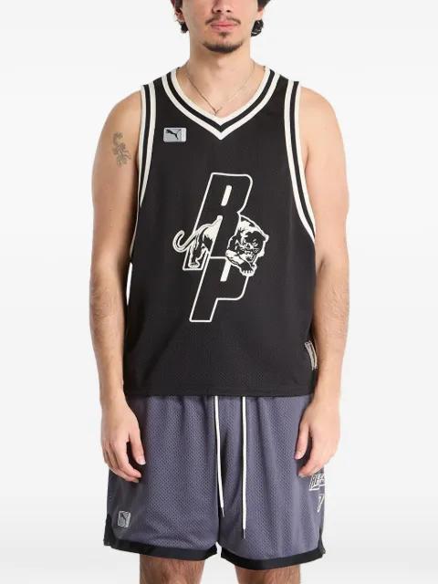 x Represent V-neck graphic jersey by PUMA