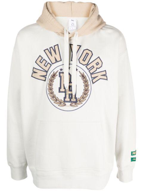 x Rhuigi appliqué-detail cotton hoodie by PUMA