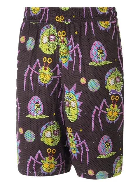x Rick and Morty AOP graphic-print shorts by PUMA