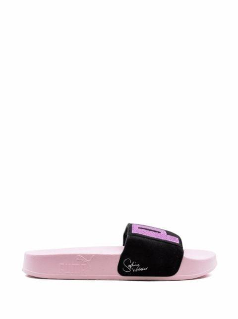 x Sophia Webster Leadcat suede slides by PUMA