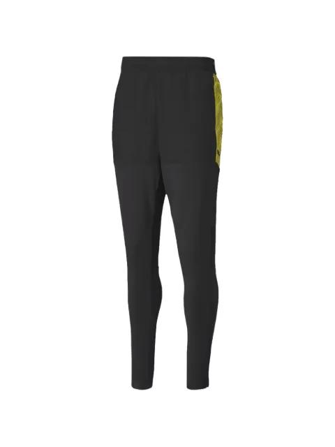 yellow-detail track pants by PUMA