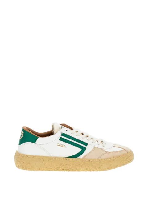 stripe-detail lace-up sneakers by PURAAI