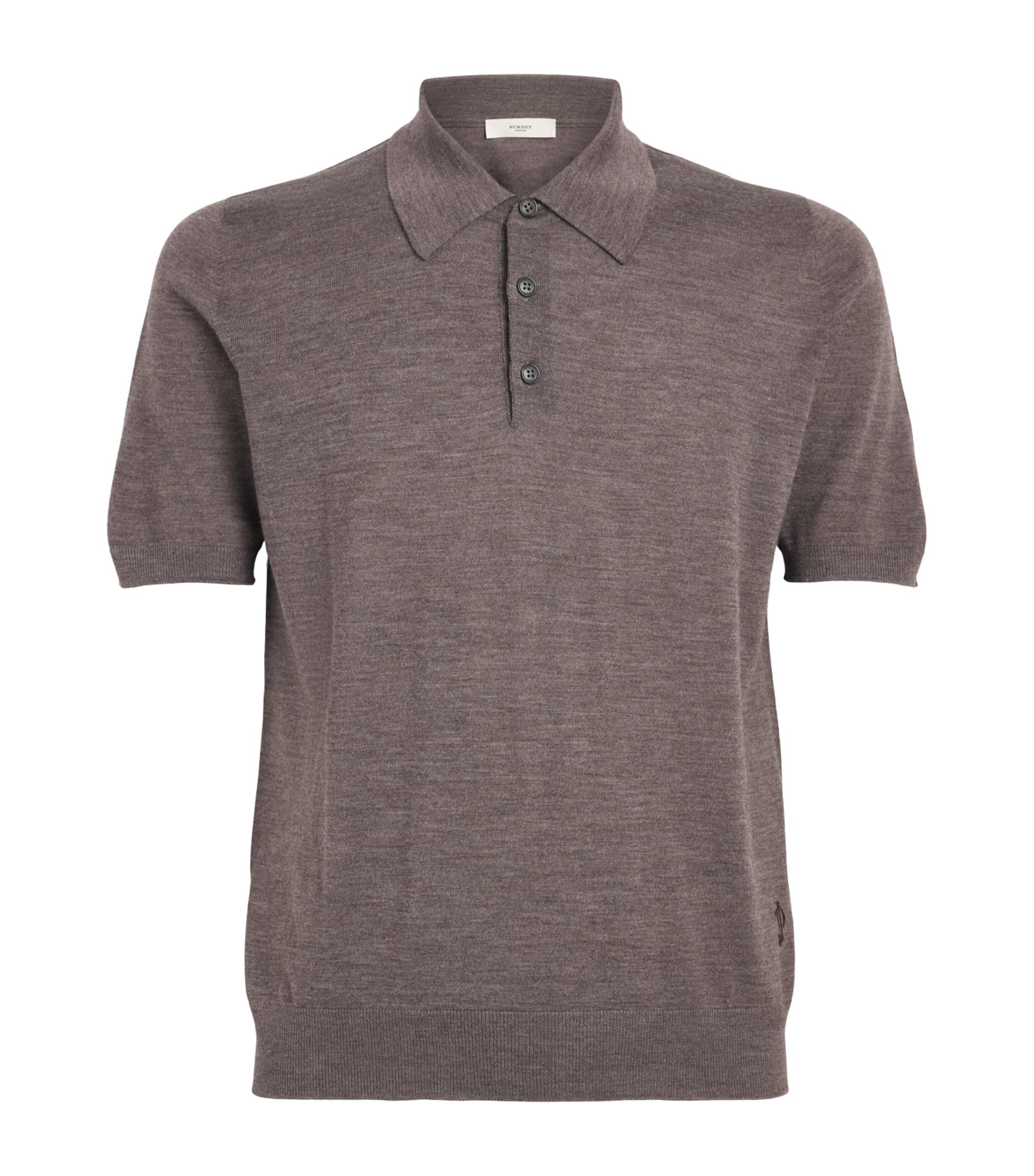 Purdey Wool Polo Shirt by PURDEY
