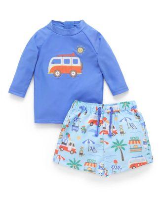 Boys' Board Short & Rashie Set - Baby by PUREBABY