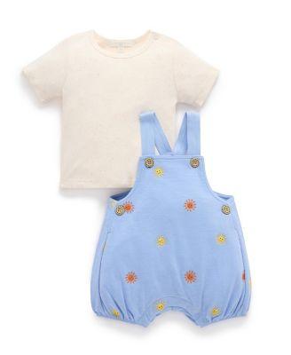Boys' Striped Overall Set - Baby by PUREBABY