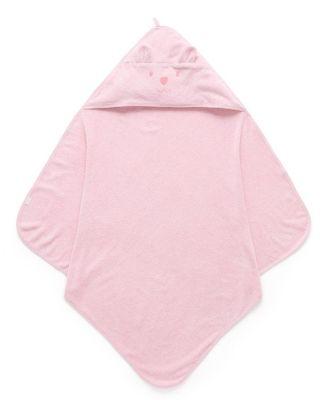 Girls' Bear Hooded Towel - Baby by PUREBABY