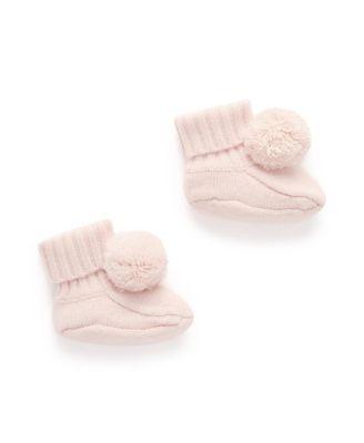 Girls' Cashmere Booties - Baby by PUREBABY
