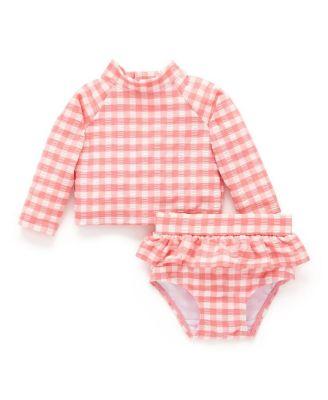 Girls' Printed Longsleeve Rashie Swim Set - Baby by PUREBABY