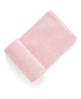 Girls' Textured Knit Blanket - Baby by PUREBABY