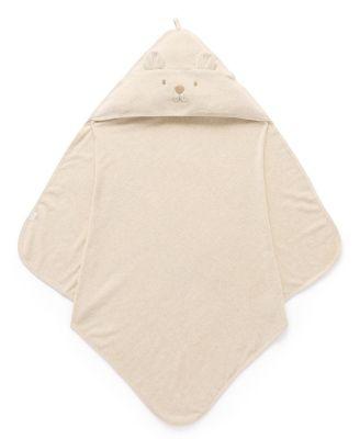 Unisex Bear Hooded Towel - Baby by PUREBABY