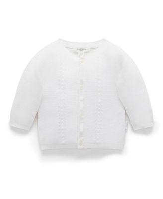 Unisex Essential Layette Cardigan - Baby by PUREBABY
